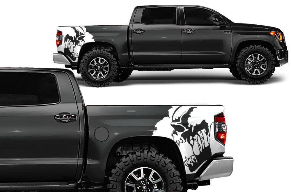 Toyota Tundra (2014-2021) Auto Vinyl Graphics Decals and Stickers - Scream Bed Decal Kit - Jkprostickers