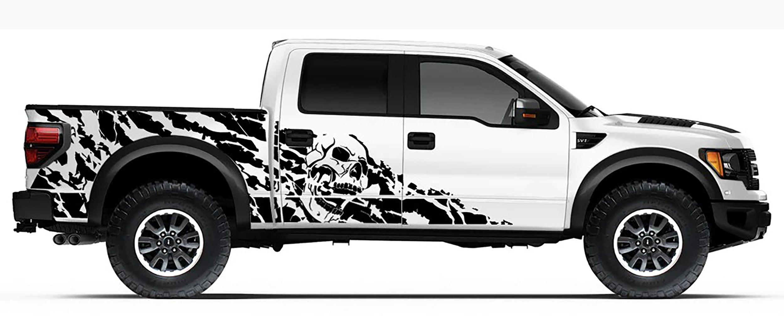Ford Raptor Decals (2010-2014) Custom Vinyl Stickers and Graphics by ...