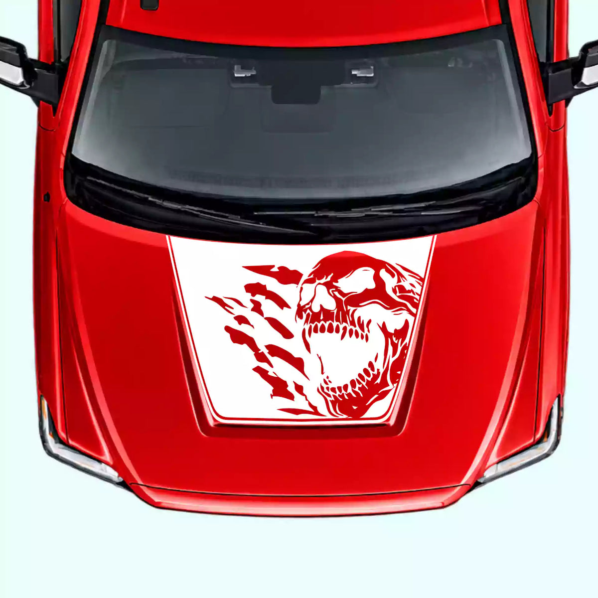 2014-2021 Toyota Tundra Reaper Skull Hood Decal Vinyl Graphics Kit
