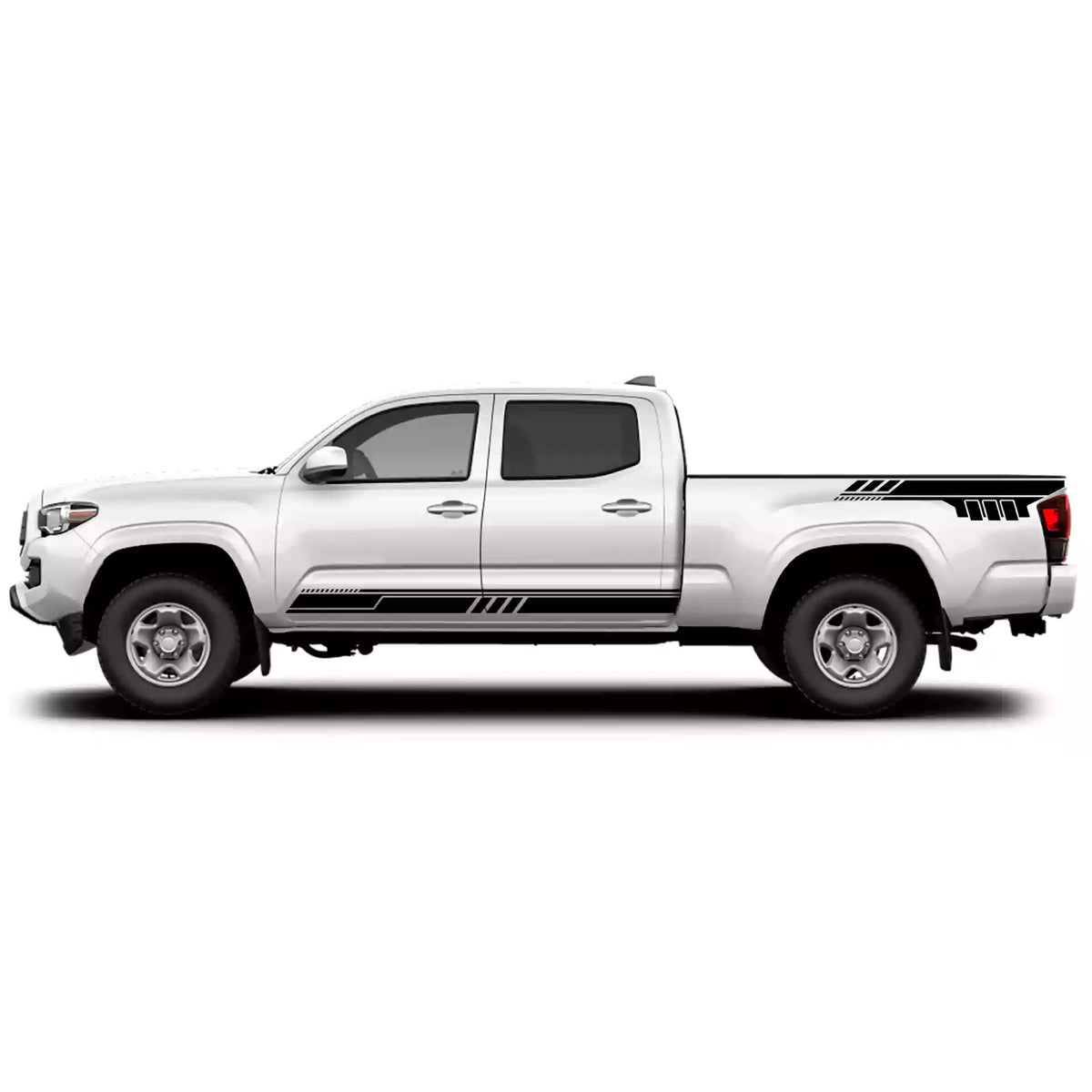 2016-2023 Toyota Tacoma Racing Stripes Vinyl Graphics Kit black
