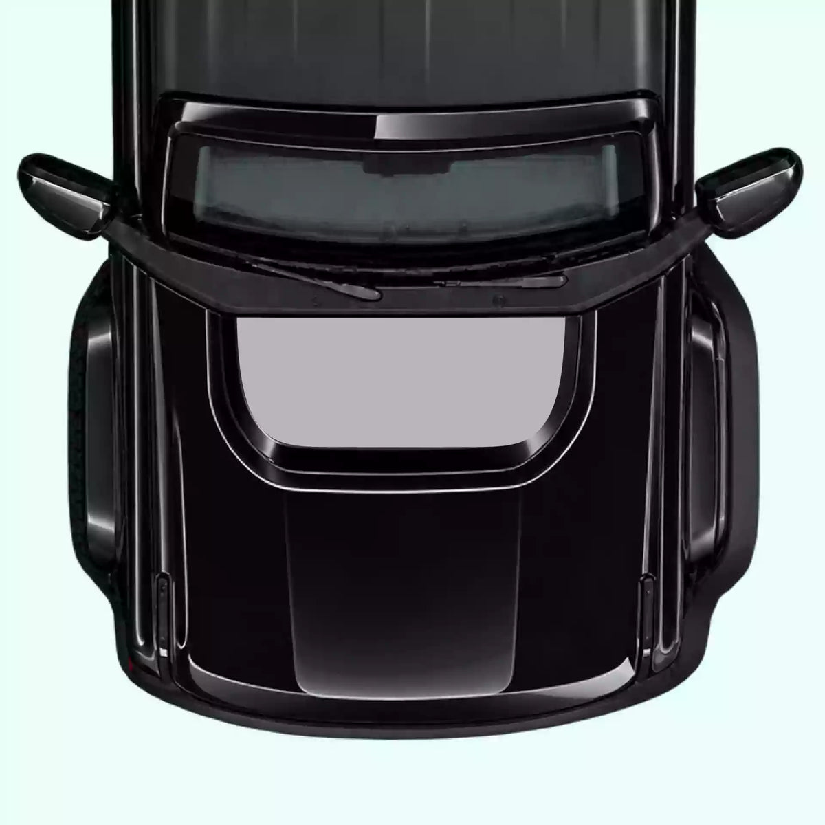 6th Gen Ford Bronco Solid Hood Decals Vinyl Graphics Kit Gray