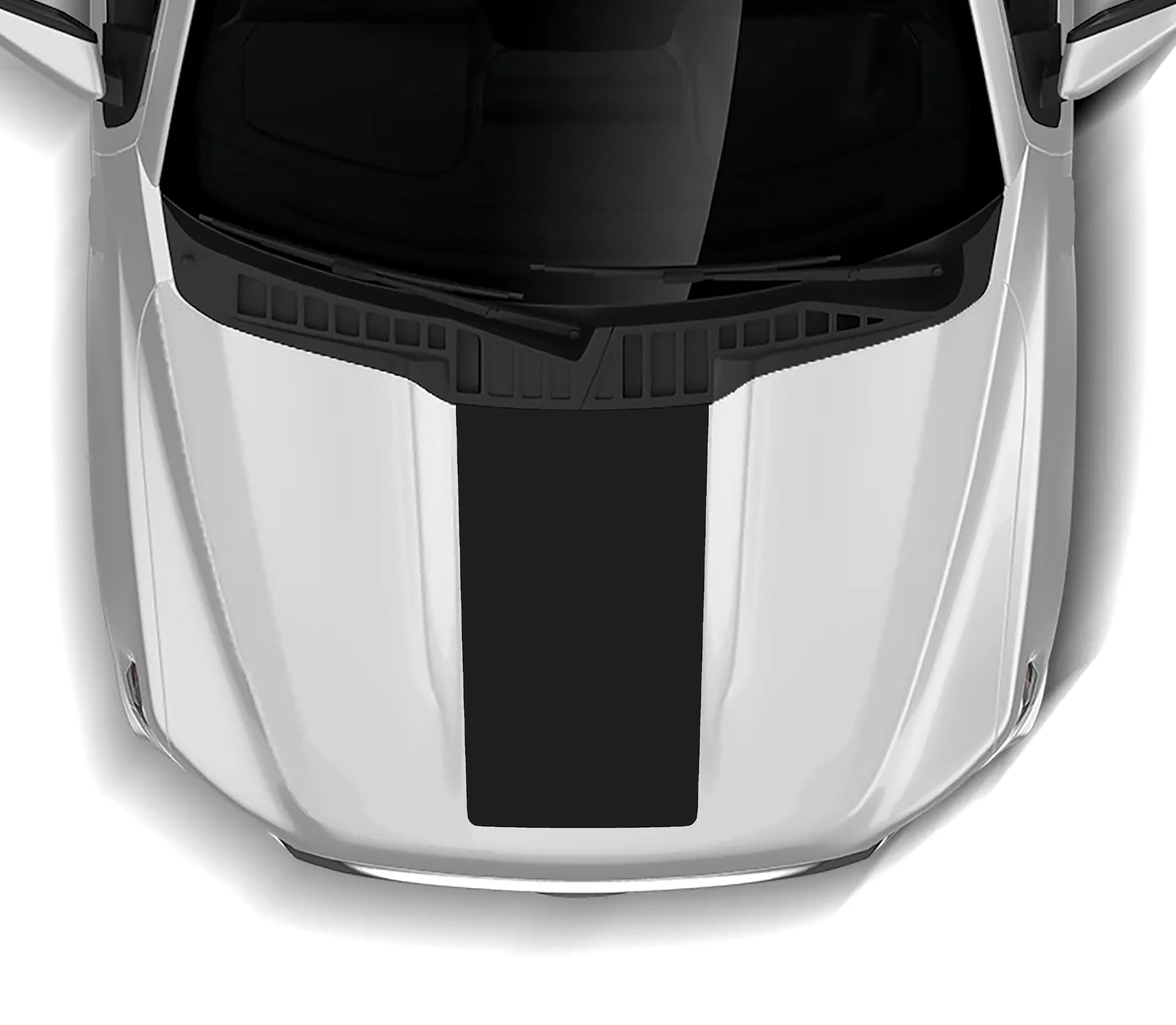 Ford F-150 Blackout Hood Decal : Vinyl Graphics Kit Fits (2021-2023)