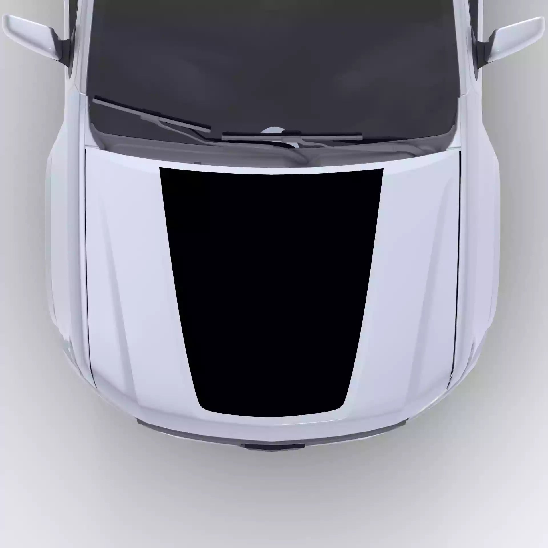 2016-2022 Chevrolet Colorado Solid Color Hood Decal Vinyl Graphics Kit
 Black