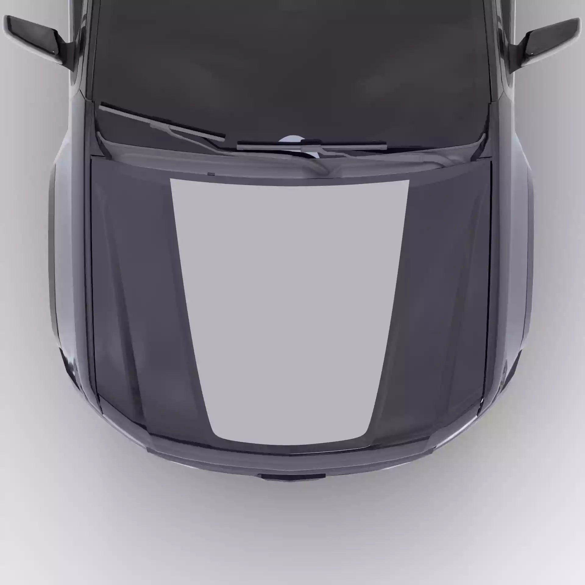 2016-2022 Chevrolet Colorado Solid Color Hood Decal Vinyl Graphics Kit
 Gray