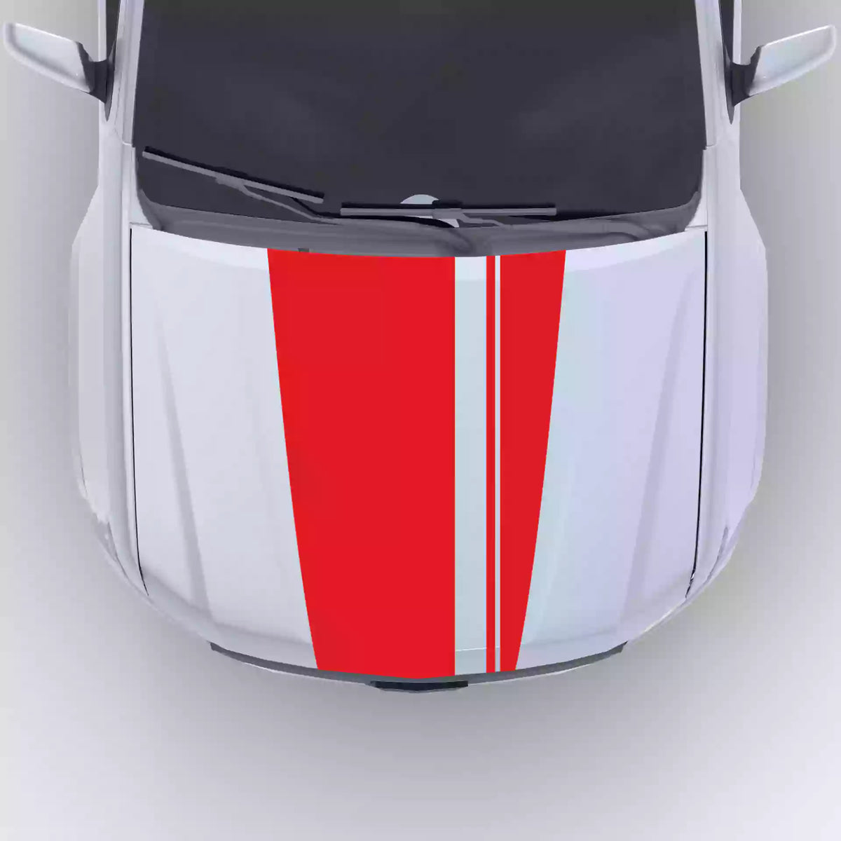 2015-2022 Chevrolet Colorado Pinstripe Hood Decal Vinyl Graphics Kit Red