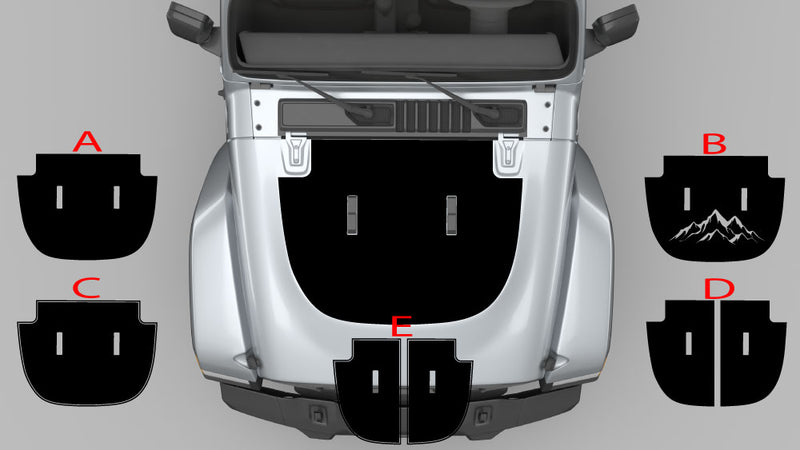 Jeep Wrangler JL & JLU Decals | Custom Vinyl Graphics & Stickers