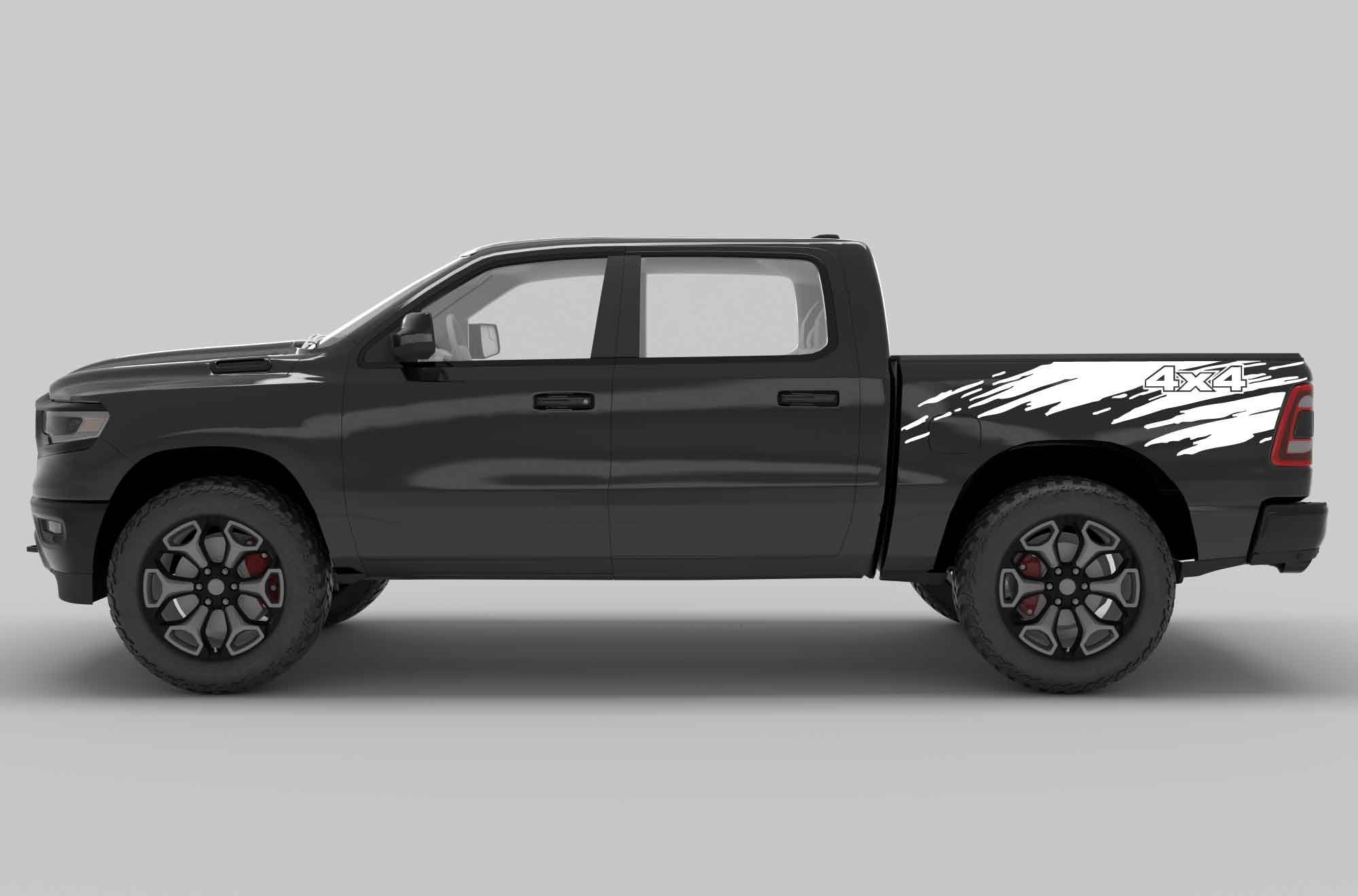 Mud slinger 4x4 bed decals graphics compatible with Dodge Ram