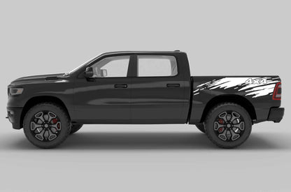 Mud slinger 4x4 bed decals graphics compatible with Dodge Ram