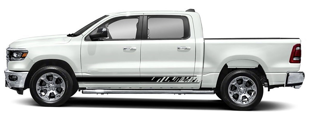 Ram Rocker Panel Velocity Rocker Panel Stripe Decal - Dodge Ram 1500 5th Gen (2019-2026)