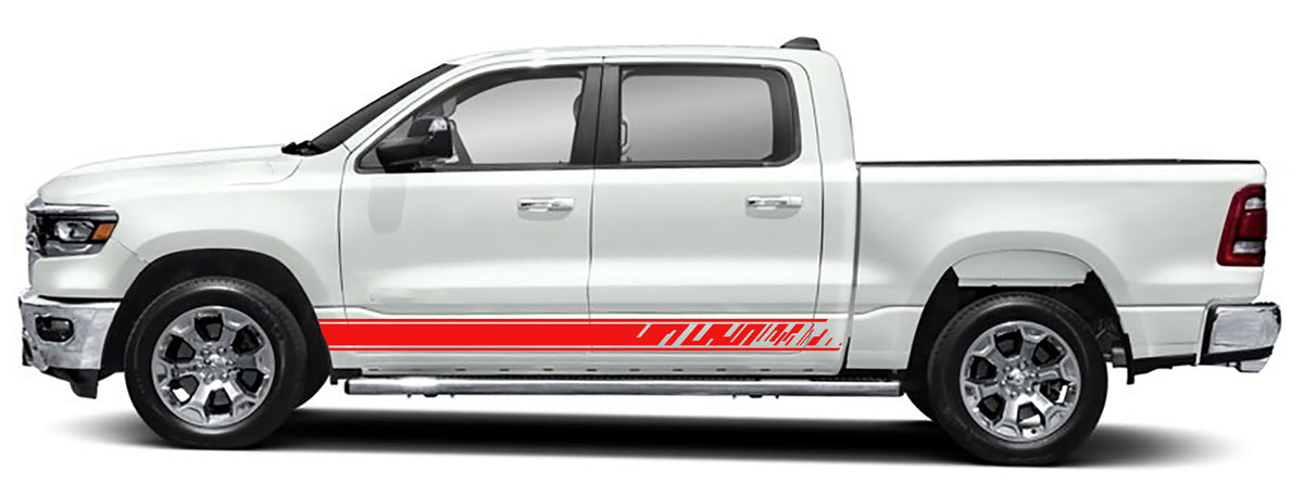 Velocity Rocker Panel Stripe Decal - Dodge Ram 1500 5th Gen (2019-2026)