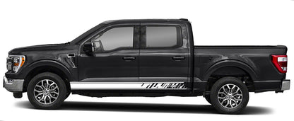rocker panel stripes for ford f 150 2021 to 2023 models white