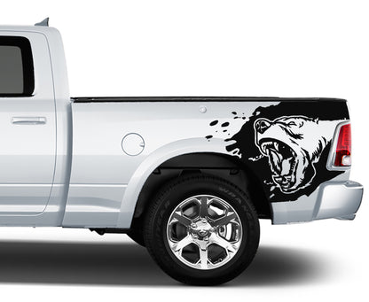 bear bed graphics for dodge ram 2008 to 2018 models black