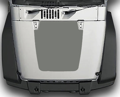 Jeep Wrangler JK Blackout Hood Decal : Vinyl Graphics Kit fits (2007-2018)