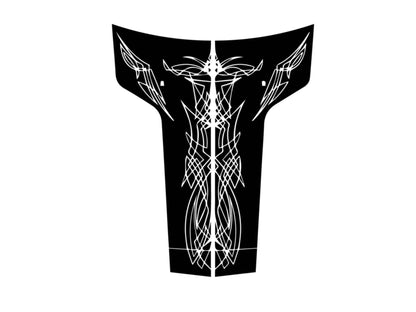 Dodge Challenger Pinstripe Hood Decal | Vinyl Graphics Kit Fits 2008-2014 Models