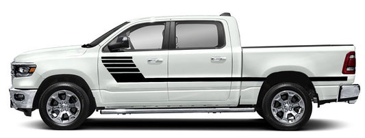 hockey stripes for dodge ram 2018 to 2022 models black