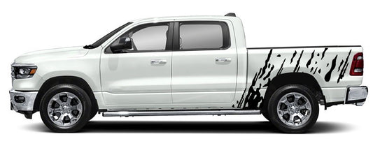 mud splash bed graphics for dodge ram 2018 to 2023 models 