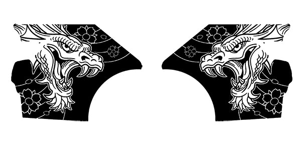 dragon bed graphics for ford f 150 2021 to 2023 models 