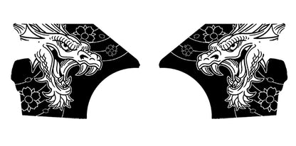 dragon bed graphics for ford f 150 2021 to 2023 models 