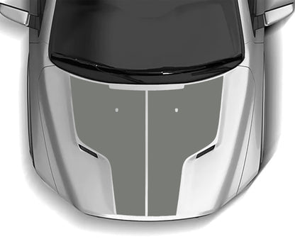 hemi 5.7 hood graphics for dodge ram 1500 2009 to 2018 models gray