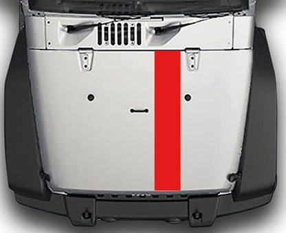 Jeep Wrangler JK Rally Style Hood Stripes : Vinyl Graphics Kit fits (2007-2018)