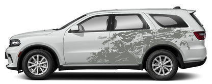 Joker Slash Grunge Side Decals Vinyl Kit for Dodge Durango