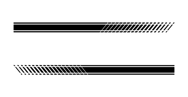 Long rocker panel stripe graphics for ford f 150 2015 to 2020 models 