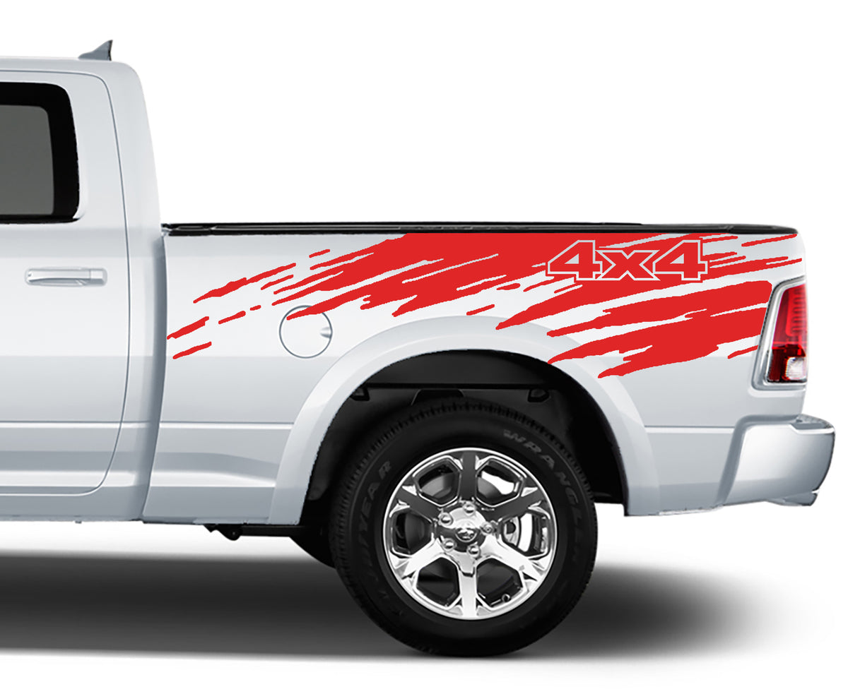 Dodge Ram 4th Gen Mud Slinger 4x4 Decals 2009-2018