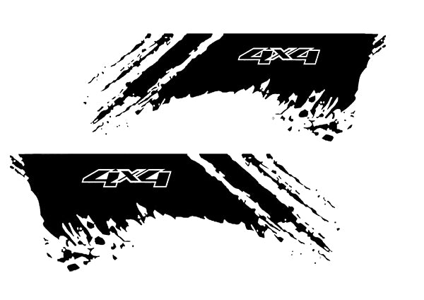 Mud Splash 4x4 Bed Graphics for ford f 150 2021 to 2023 models 