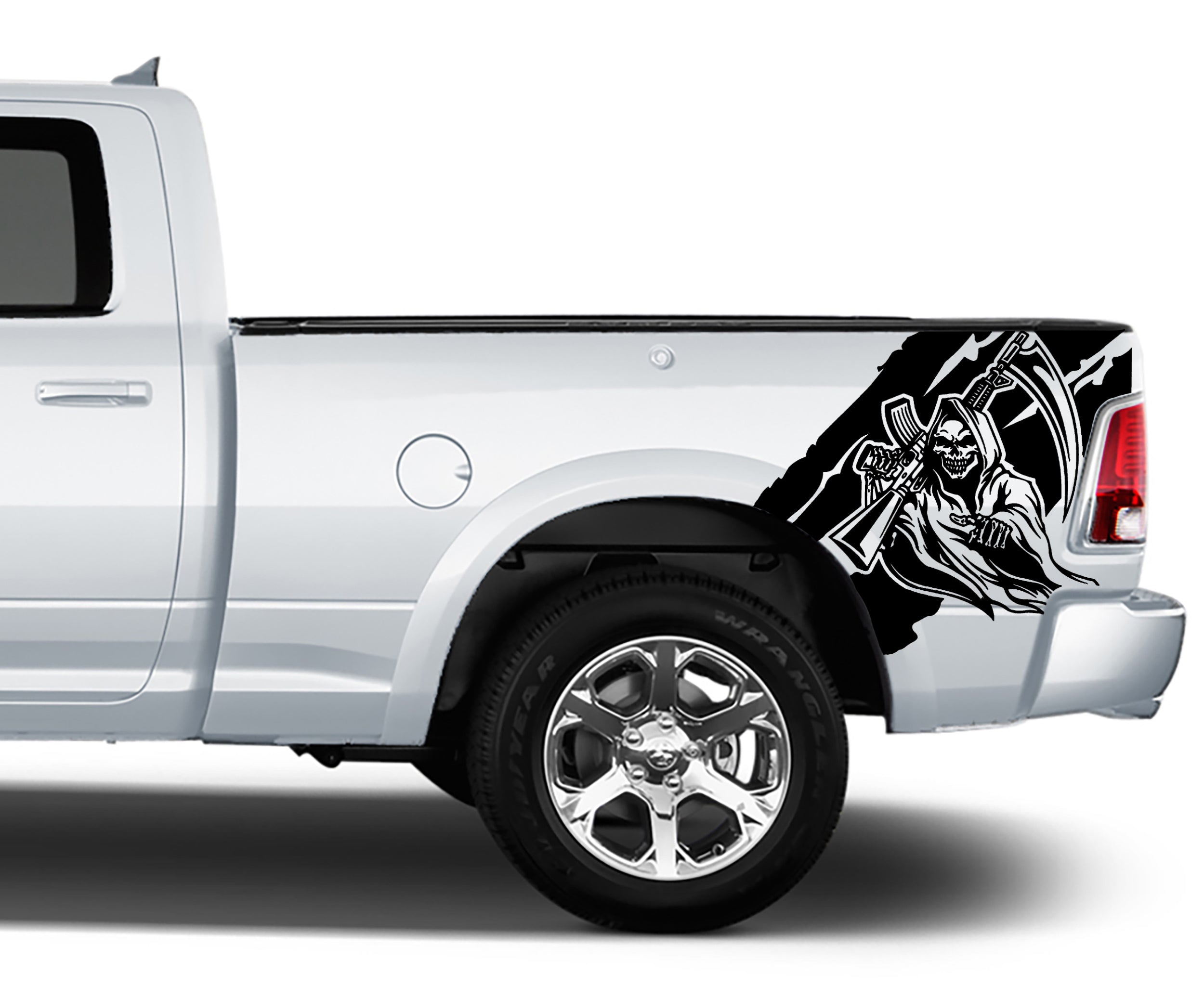reaper bed graphics for dodge ram 2008 to 2023 models black