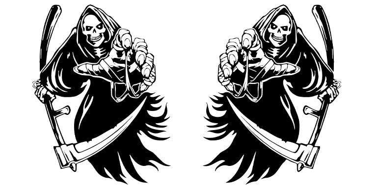 Reaper bed decals for toyota tacoma 2016 to 2023 models 
