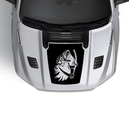 reaper performance hood graphics for dodge ram 1500 2019 to 2023 models black