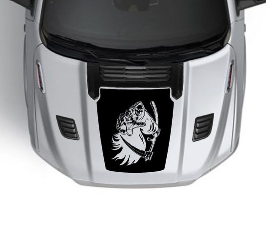 reaper performance hood graphics for dodge ram 1500 2019 to 2023 models black