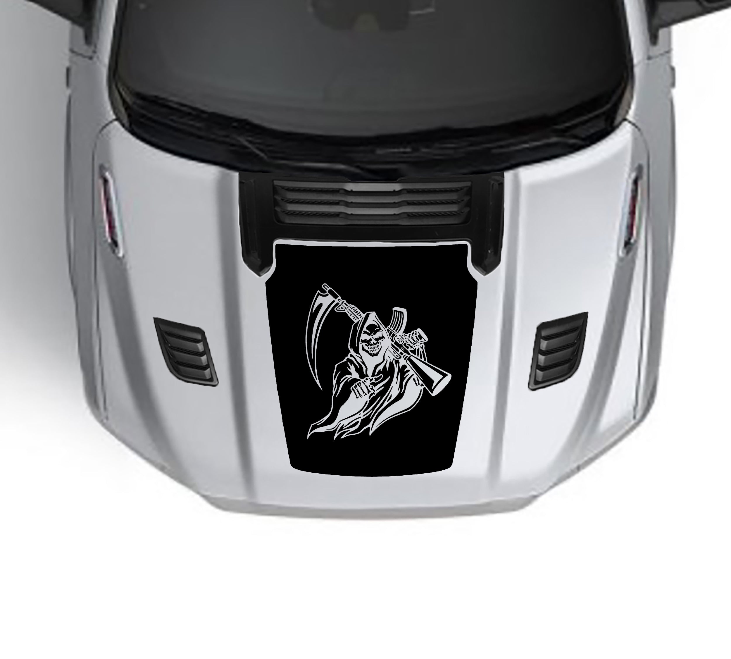 reaper performance hood graphics for dodge ram 1500 2019 to 2023 models black
