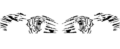Roaring tiger side decals for dodge charger 2015 to 2023 models 