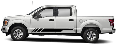 Ford F-150 Rocker Panel Stripes Decals (Pair) : Vinyl Graphics Kit Fits (2015-2020)