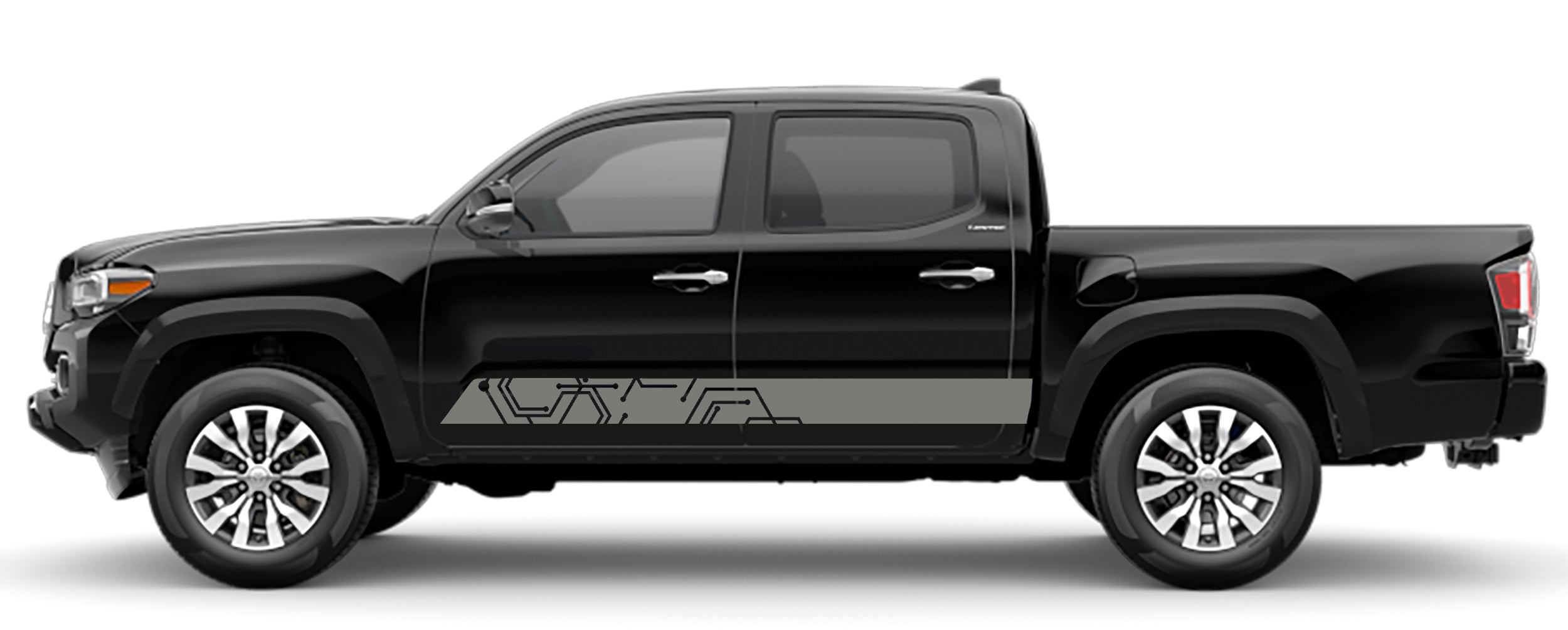 Rocker Stripes For Toyota Tacoam 2016 to 2023 models gray