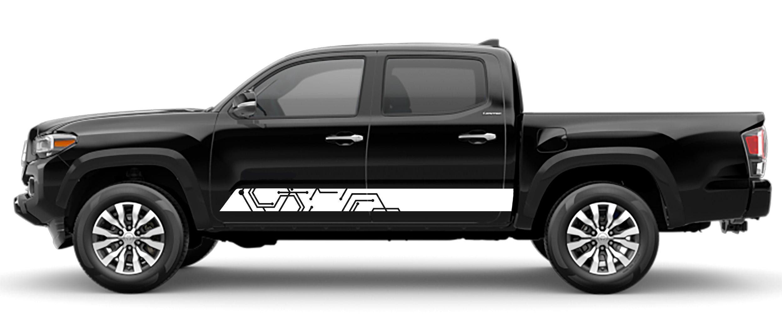Rocker Stripes For Toyota Tacoam 2016 to 2023 models white