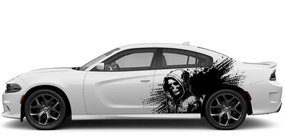 Dodge Charger Scarecrow Splash Side Decals (Pair) : Vinyl Graphics Kit Fits (2015-2023)