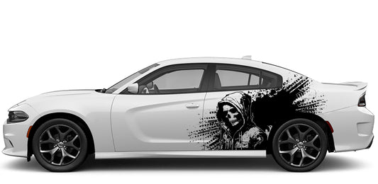 Dodge Charger Scarecrow Splash Side Decals (Pair) : Vinyl Graphics Kit Fits (2015-2023)