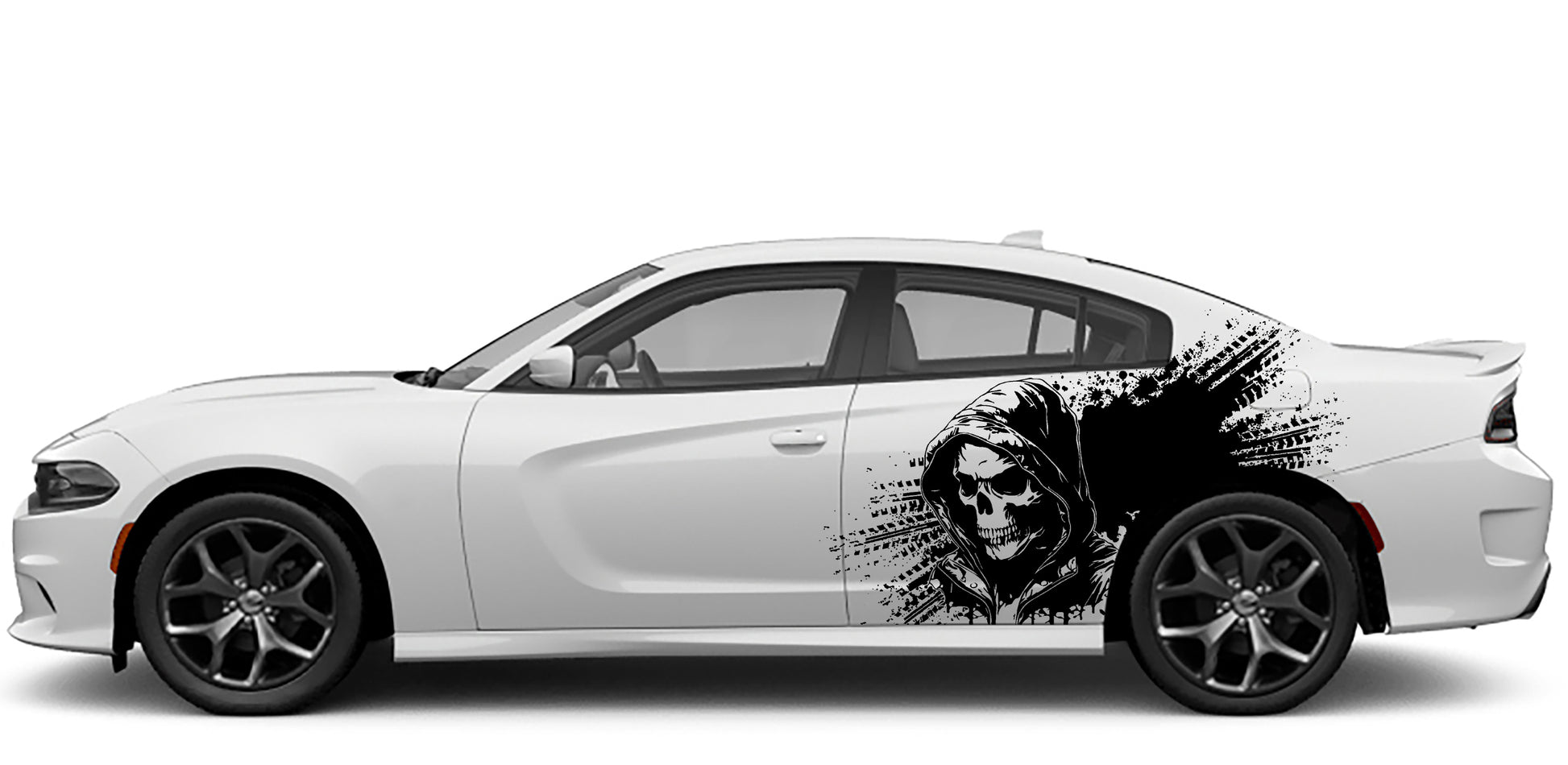 Dodge Charger Scarecrow Side Decals (Pair) : Vinyl Graphics Kit Fits (2015-2023)