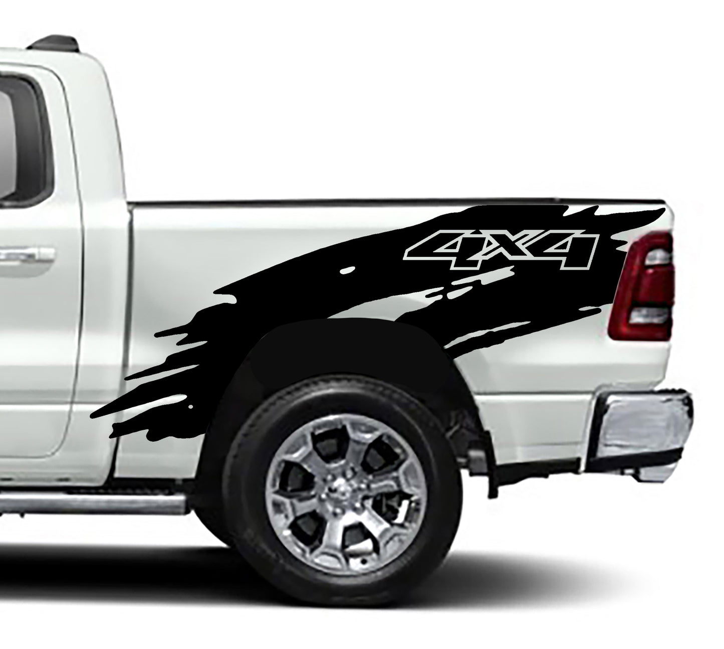 shredde 4x4 bed graphics for dodge ram 1500 2500 2019 to 2023 models 