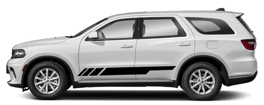 Dodge Durango Side Door Stripes Decals (Pair) : Vinyl Graphics Kit Fits (2021-2023)