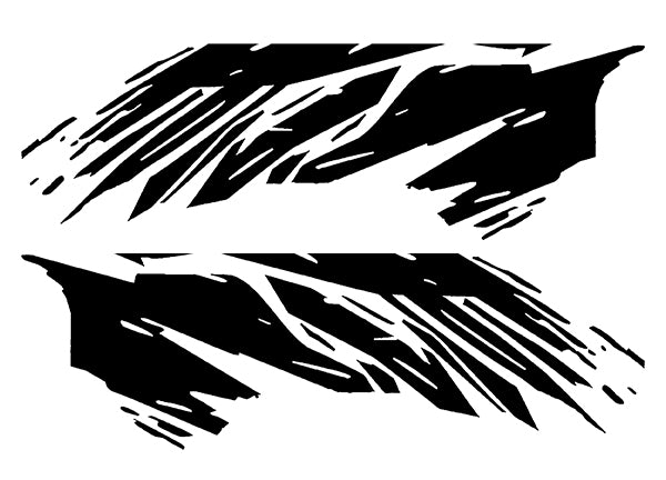 splatter bed vinyl graphics for ford f 150 2021 to 2023 models 