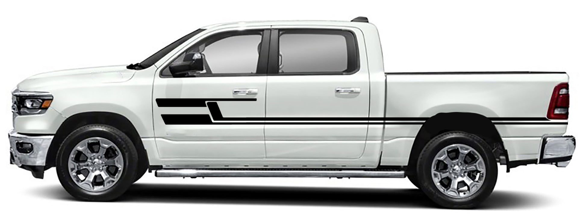 upper door graphics for dodge ram 1500 2500 2019 to 2023 models 