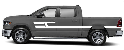 upper door graphics for dodge ram 1500 2500 2019 to 2023 models white