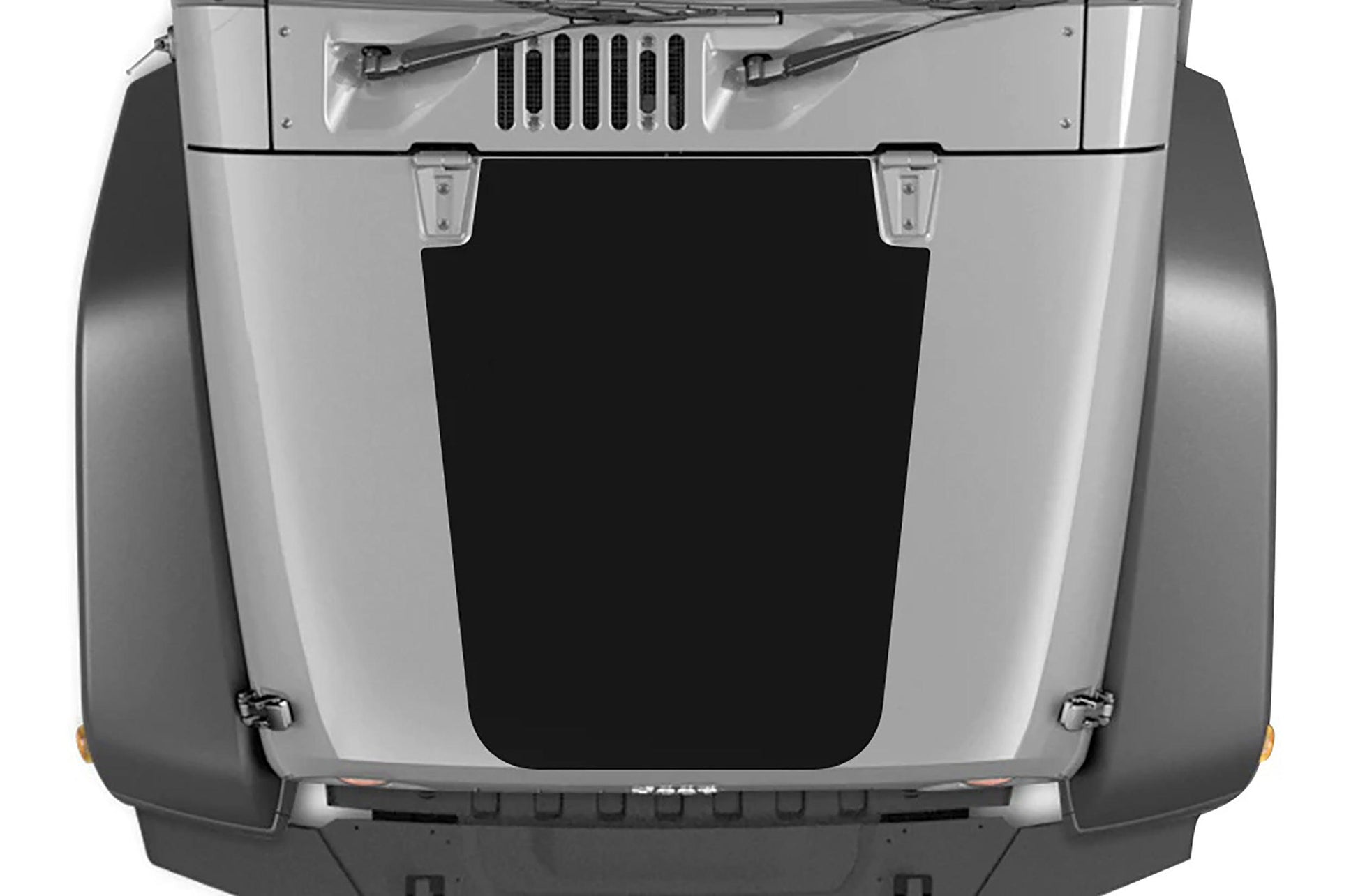 Jeep Wrangler JK (2007-2018) Custom Decals, Graphics and Stickers - Blackout Hood Decal - Jkprostickers