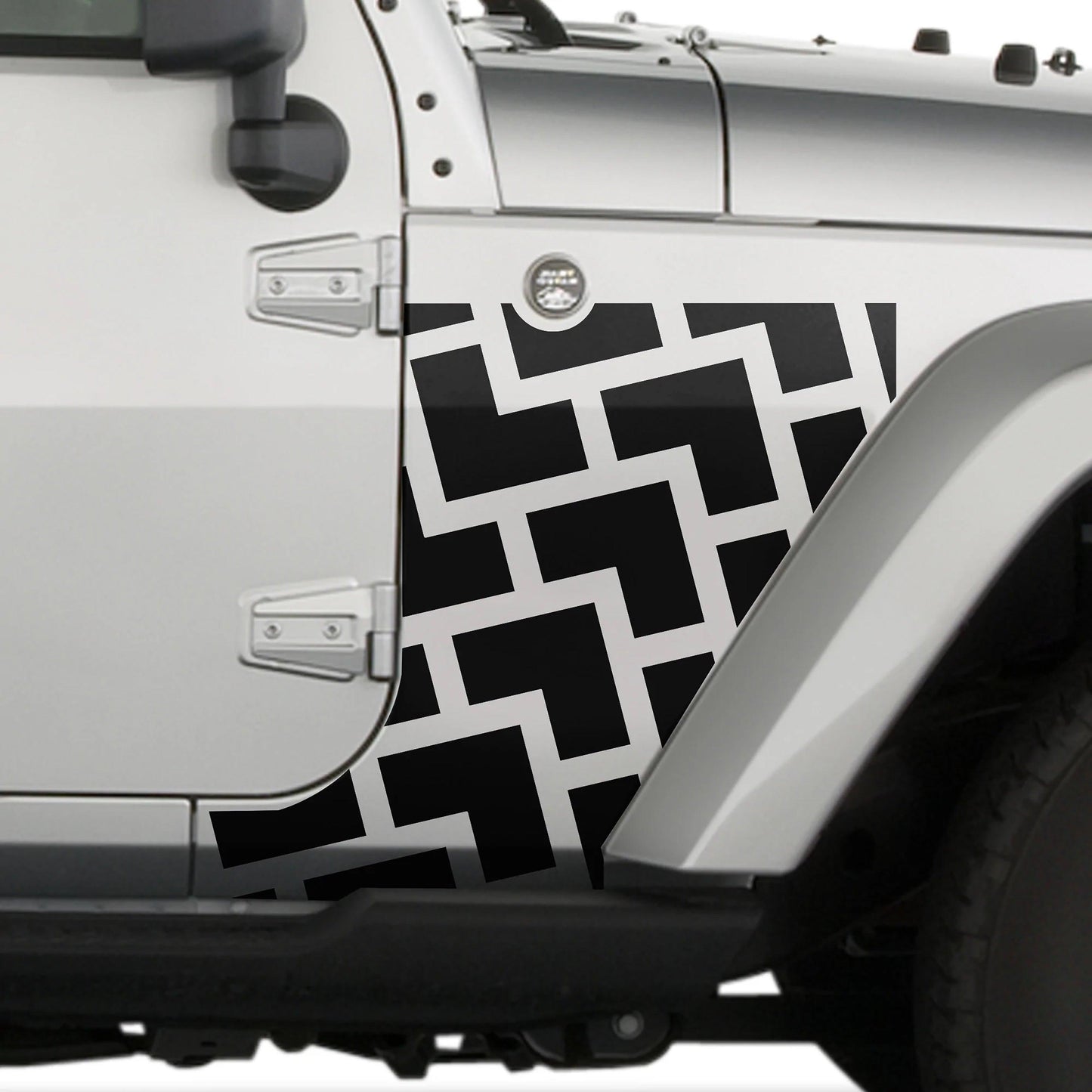Jeep Wrangler JK (2007-2018) Custom Decals, Graphics and Stickers - Tire Track Fender Kit - Jkprostickers