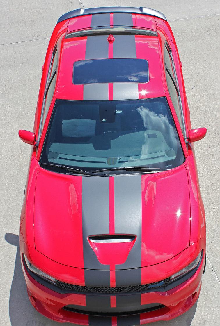 Dodge Racing Decals Dodge Charger Full Body Rally Stripes Decals (2015-2023) | JK Pro ...