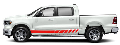 Dodge Ram Lower Door Stripes Decals (Pair) : Vinyl Graphics Kit Fits (2019-2023)