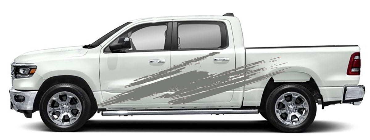 Mud Splash Brush Side Decals for Dodge Ram 5th Gen 2019-2026 ...